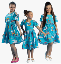 Vestido Infantil Estampado